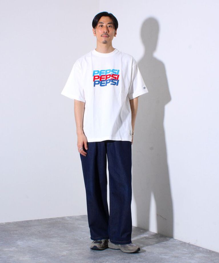GLOSTER「【PEPSI×DISCUS ATHLETIC】コラボ プリント 半袖 クルーネックTシャツ」|Tシャツ・カットソー|