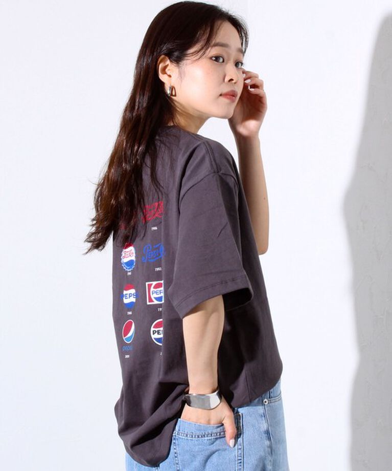 GLOSTER「【PEPSI×DISCUS ATHLETIC】コラボ プリント 半袖 クルーネックTシャツ」|Tシャツ・カットソー|