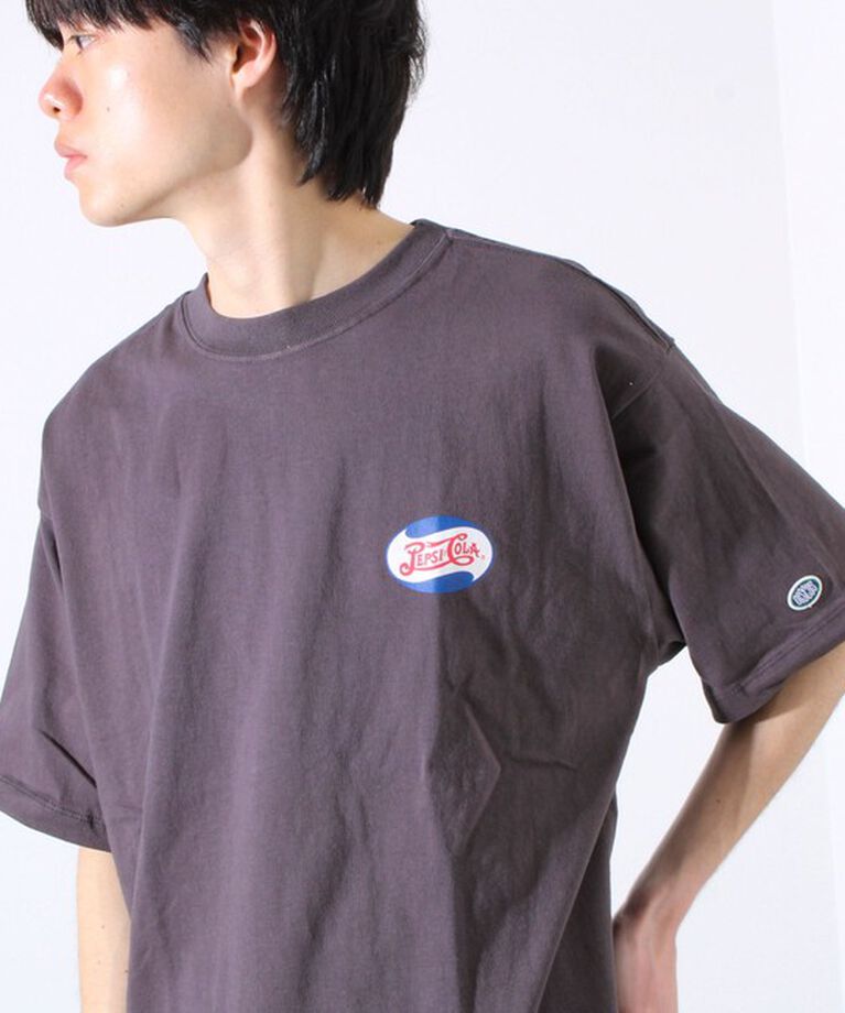 GLOSTER「【PEPSI×DISCUS ATHLETIC】コラボ プリント 半袖 クルーネックTシャツ」|Tシャツ・カットソー|