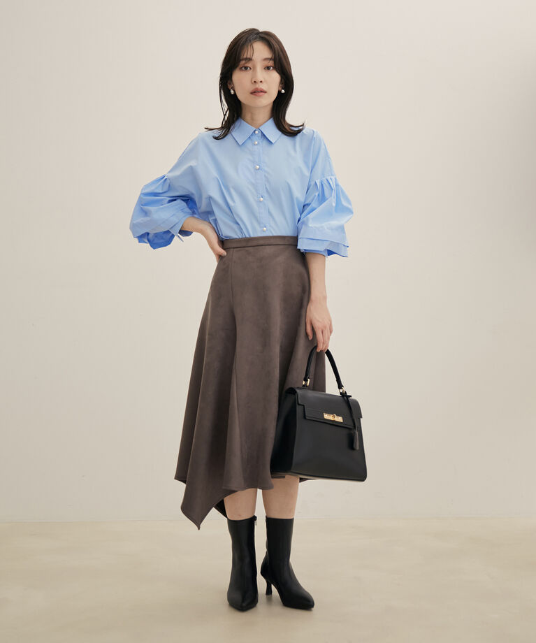 Juze「【生活防水・抗菌防臭】リサイクルレザーポインテッドミドルブーツ【sustainable】」|その他|
