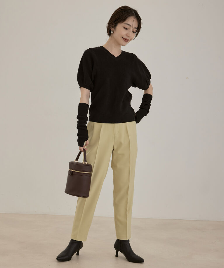 VIS「【前後2WAY】グローブ付きニットプルオーバー【sustainable】」|ニット・セーター|