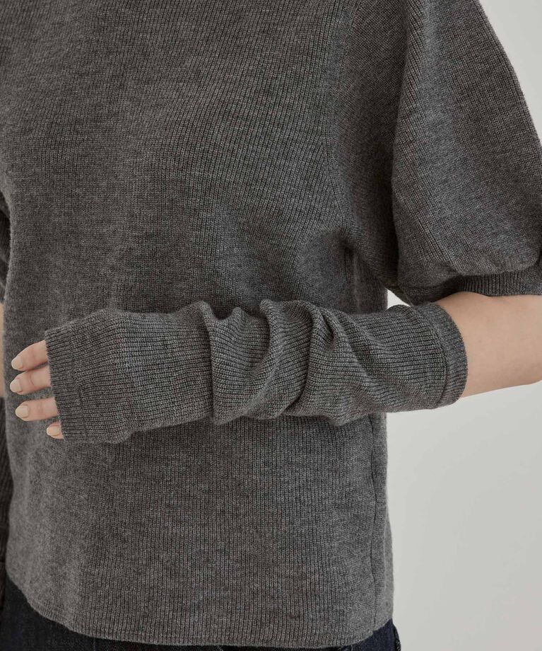 VIS「【前後2WAY】グローブ付きニットプルオーバー【sustainable】」|ニット・セーター|