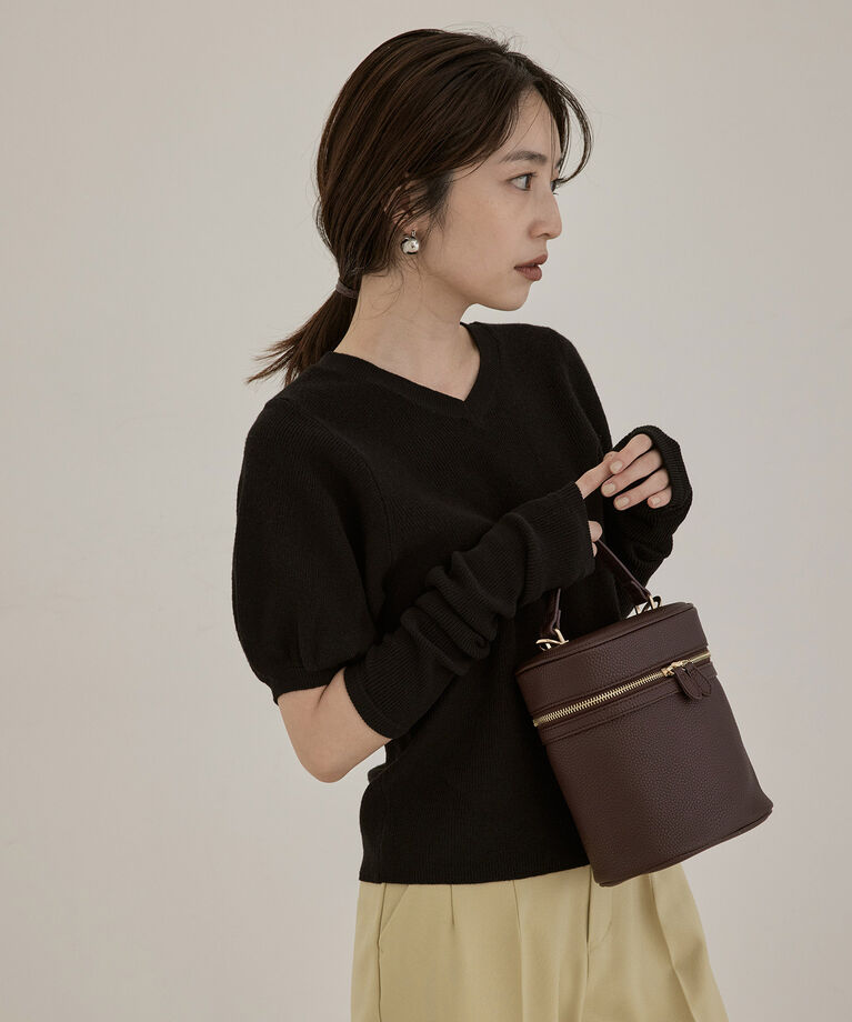 VIS「【前後2WAY】グローブ付きニットプルオーバー【sustainable】」|ニット・セーター|