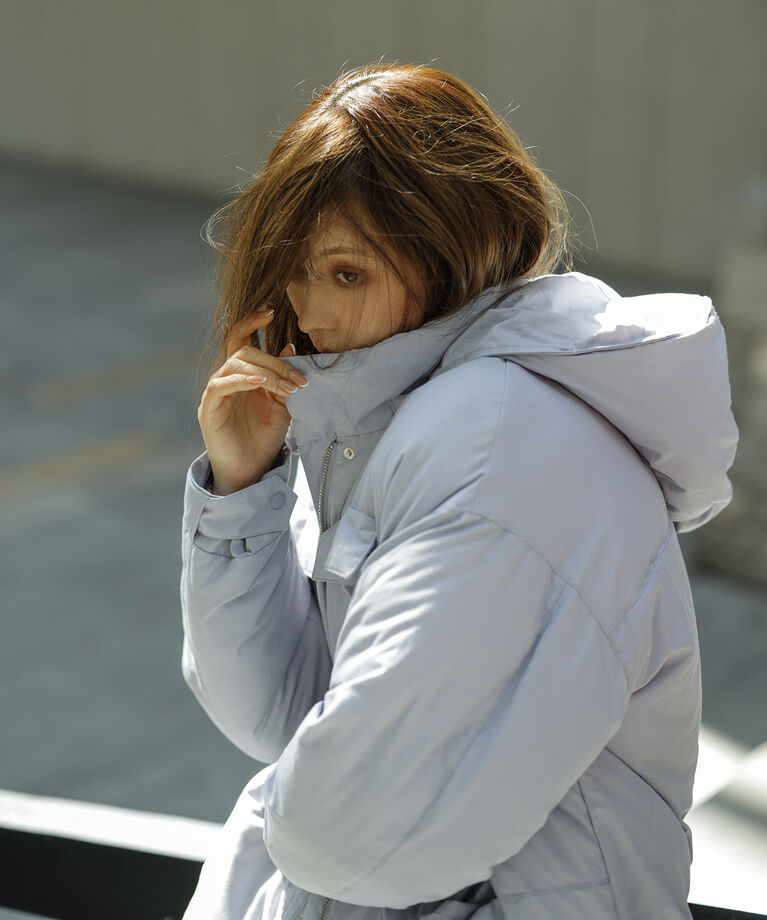 VIS「【撥水・保温】eco cloudモンスターパーカー【sustainable】」|ダウン|