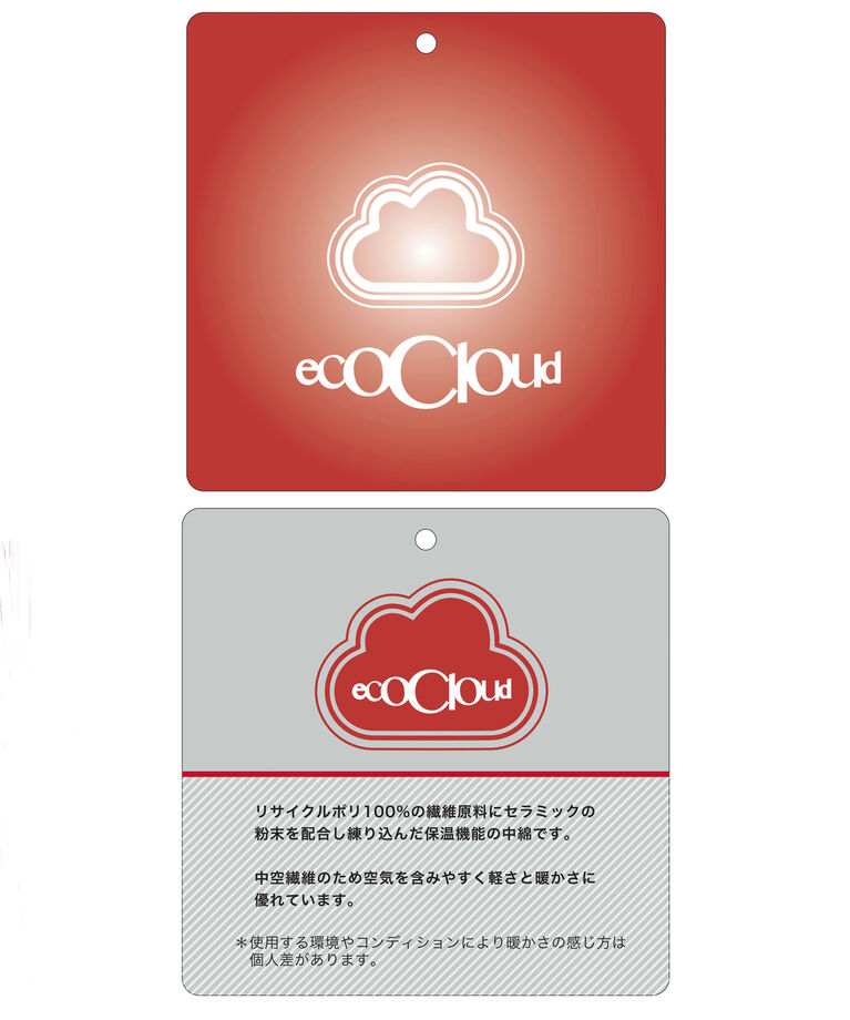 VIS「【撥水・保温】eco cloudモンスターパーカー【sustainable】」|ダウン|