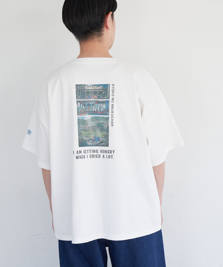 Rope’Picnic「【漁港の肉子ちゃん×ROPE'PICNIC】コラボＴシャツ」|Tシャツ・カットソー|ホワイト(10)