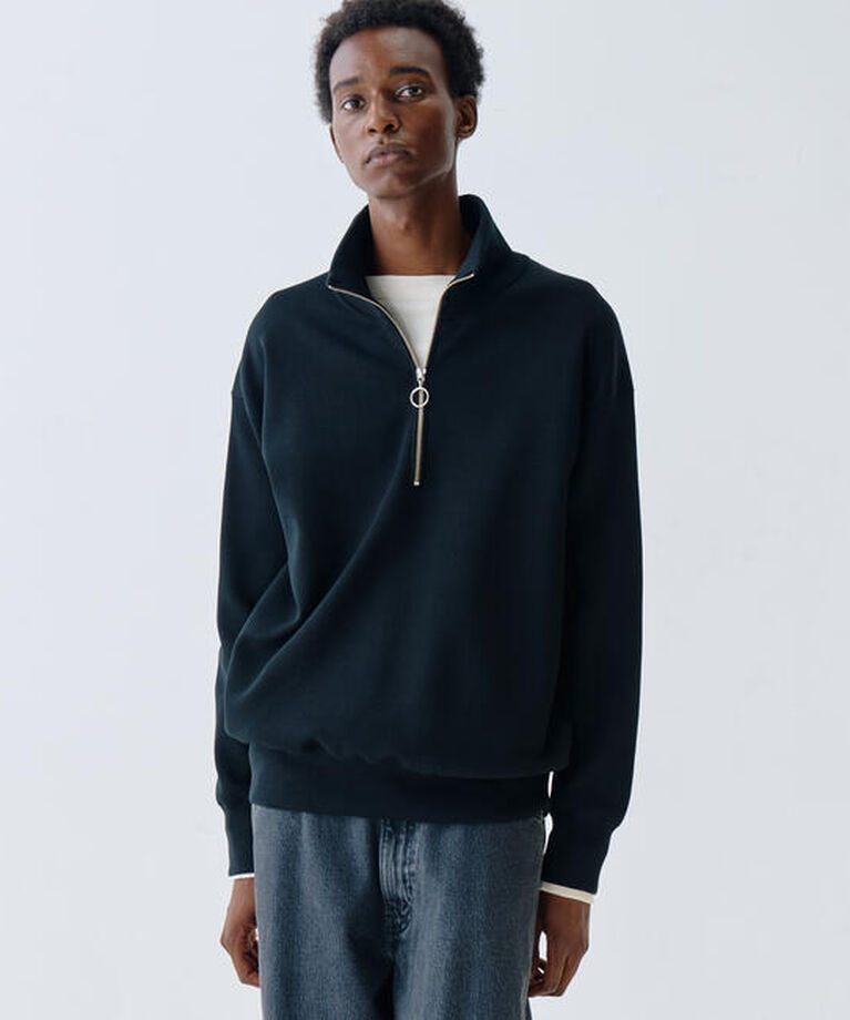  「RYE TENDER | 〈別注〉ハーフジップ ニットプルオーバー MEN」|ニット・セーター|