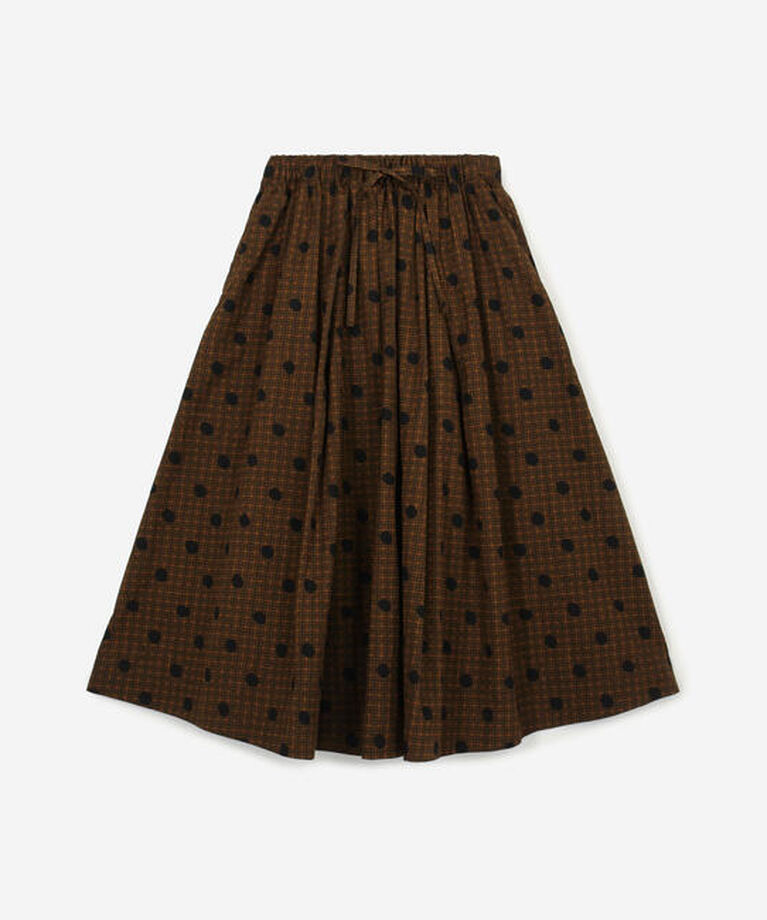 LE GLAZIK「LE GLAZIK | バティックギャザースカート WOMEN」|スカート|
