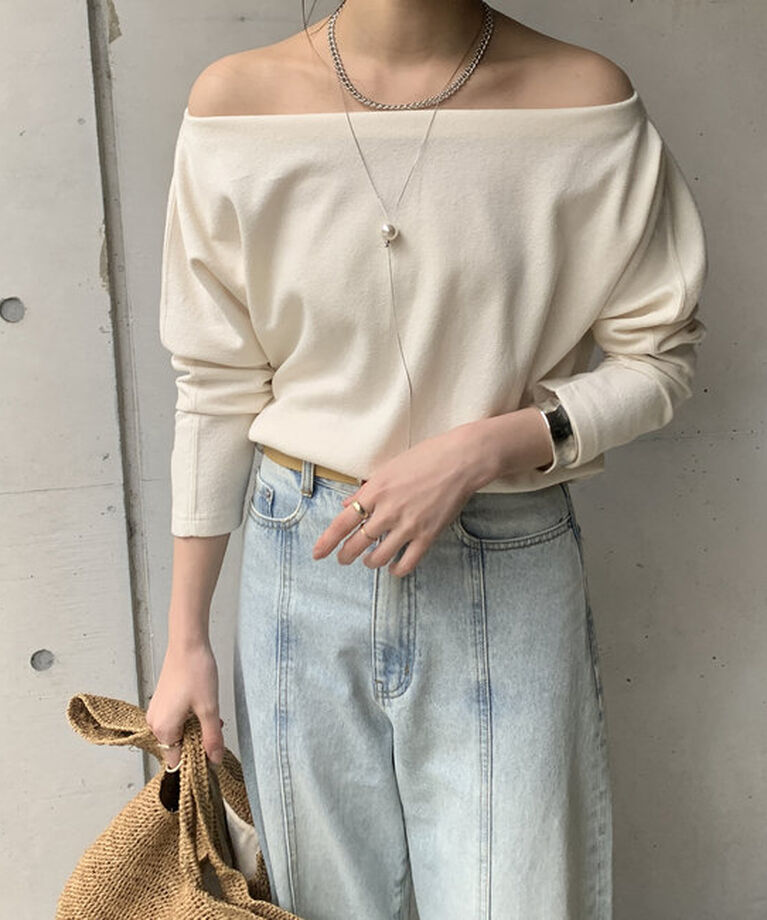  「ブークレーダンボールオフショル」|Tシャツ・カットソー|