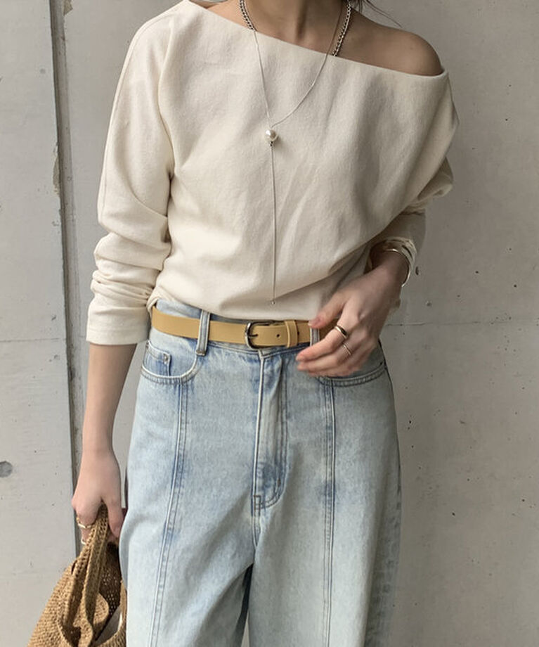  「ブークレーダンボールオフショル」|Tシャツ・カットソー|