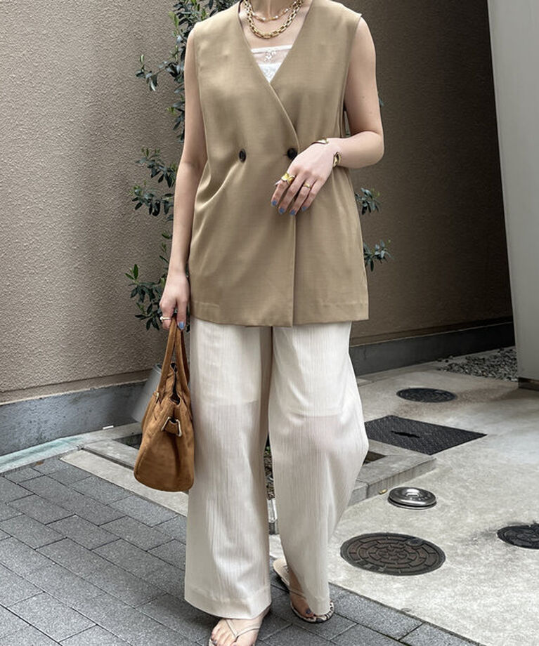  「【WEB限定】接触冷感ベスト」|ベスト・ジレ|