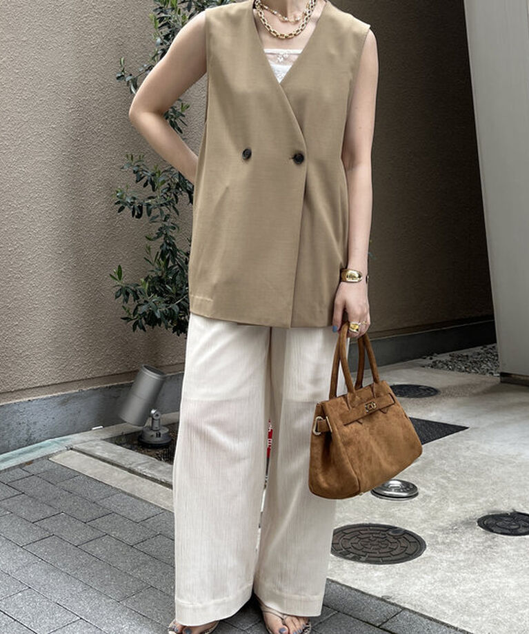  「【WEB限定】接触冷感ベスト」|ベスト・ジレ|