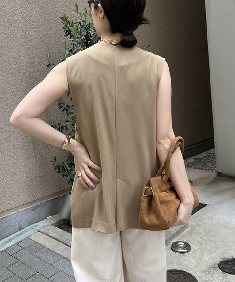  「【WEB限定】接触冷感ベスト」|ベスト・ジレ|