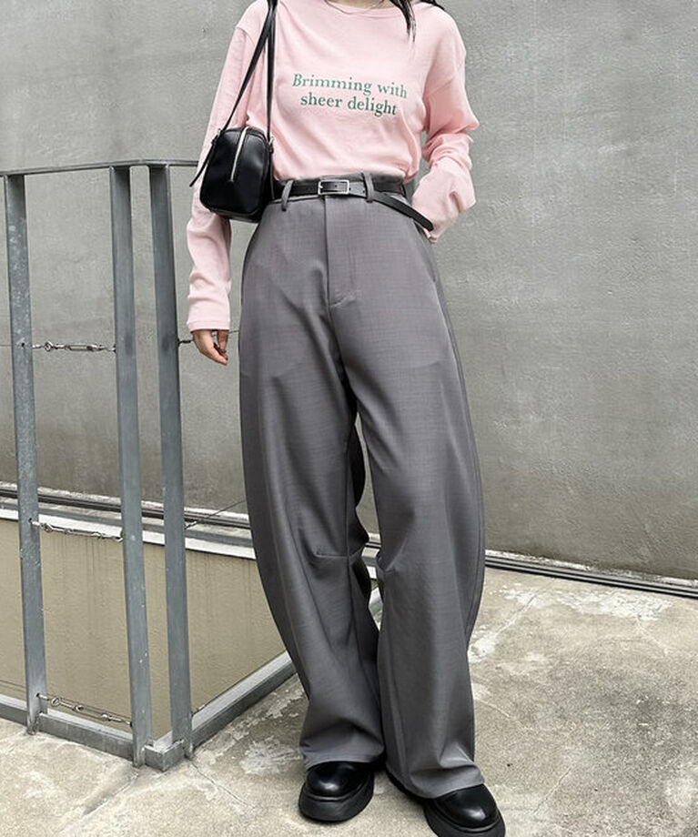  「シアーロゴロングTシャツ」|Tシャツ・カットソー|