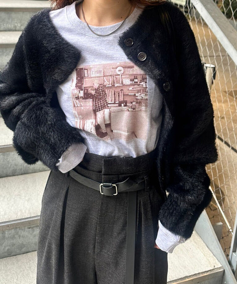  「PARISフォトロングTシャツ」|Tシャツ・カットソー|