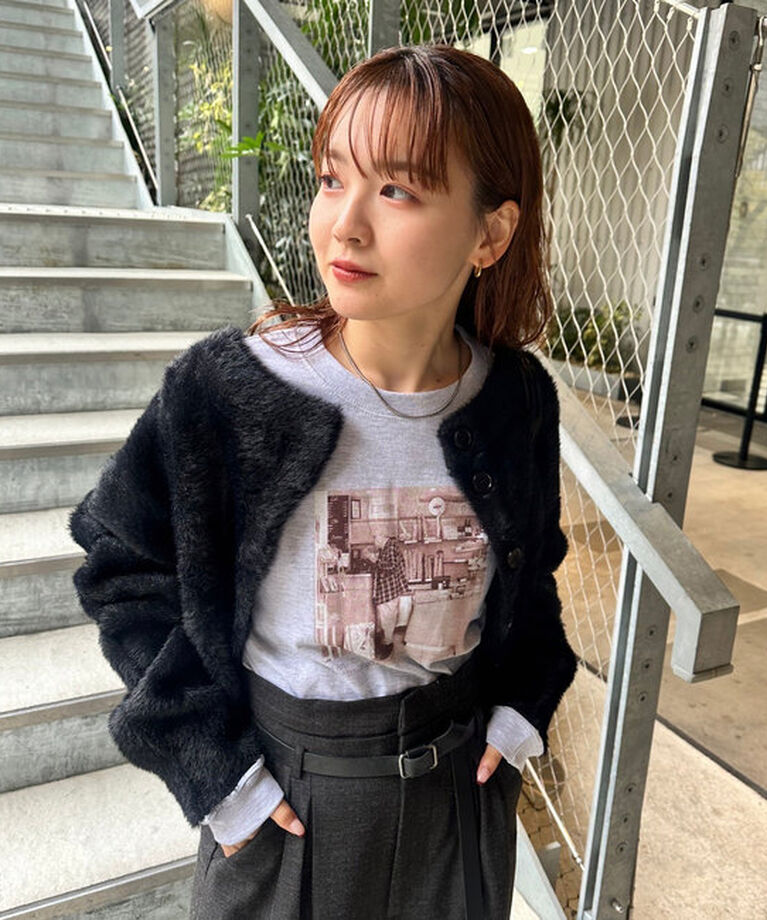  「PARISフォトロングTシャツ」|Tシャツ・カットソー|