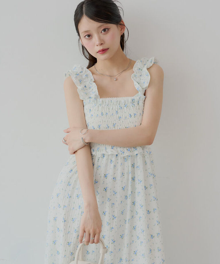  「【5色展開】フリルデザインベアワンピース」|ワンピース|