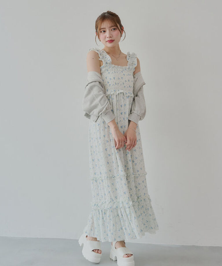  「【5色展開】フリルデザインベアワンピース」|ワンピース|