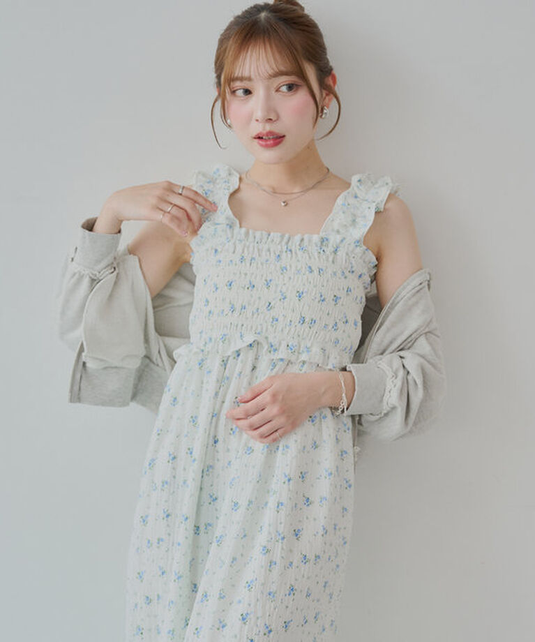  「【5色展開】フリルデザインベアワンピース」|ワンピース|