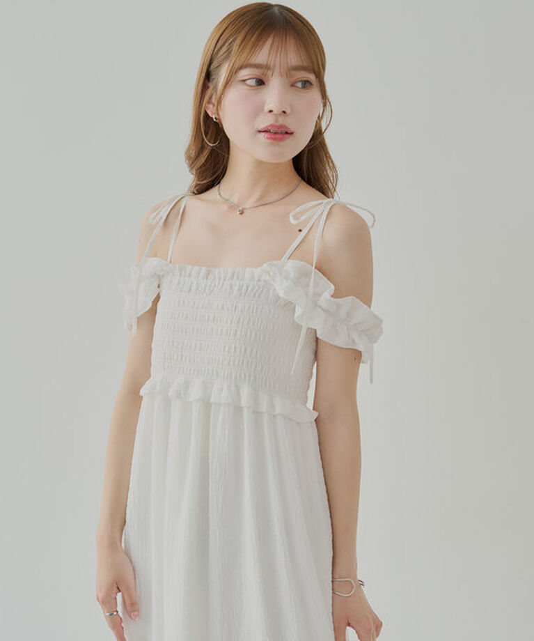  「【5色展開】フリルデザインベアワンピース」|ワンピース|