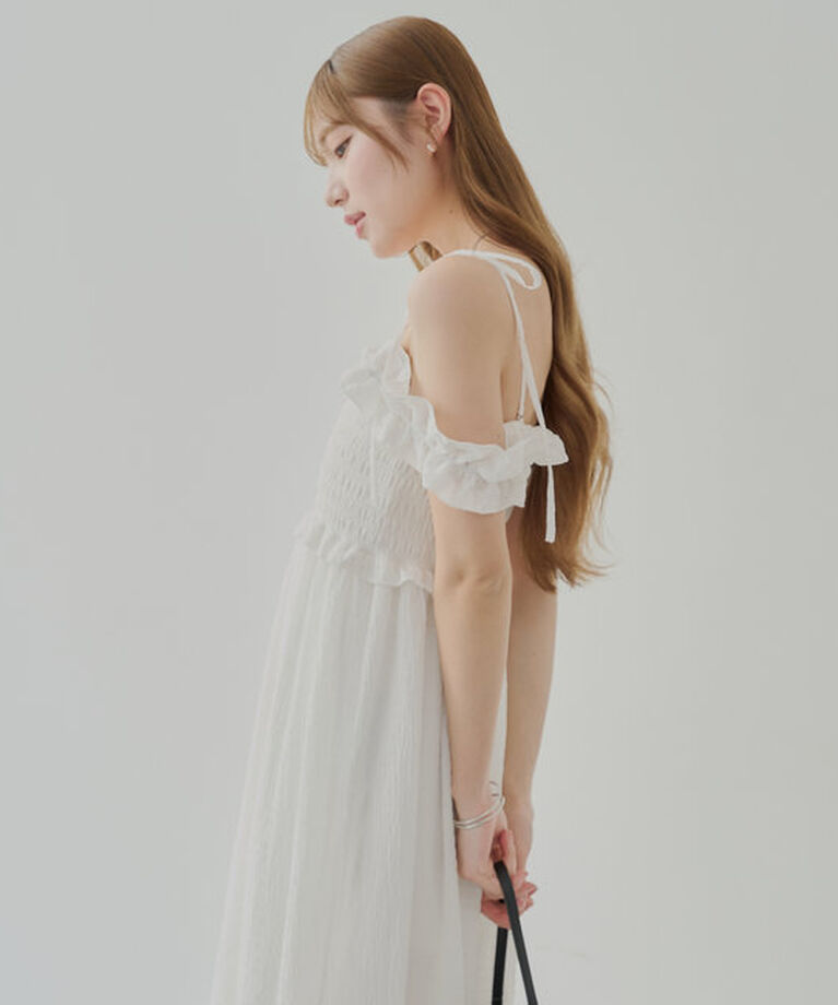  「【5色展開】フリルデザインベアワンピース」|ワンピース|