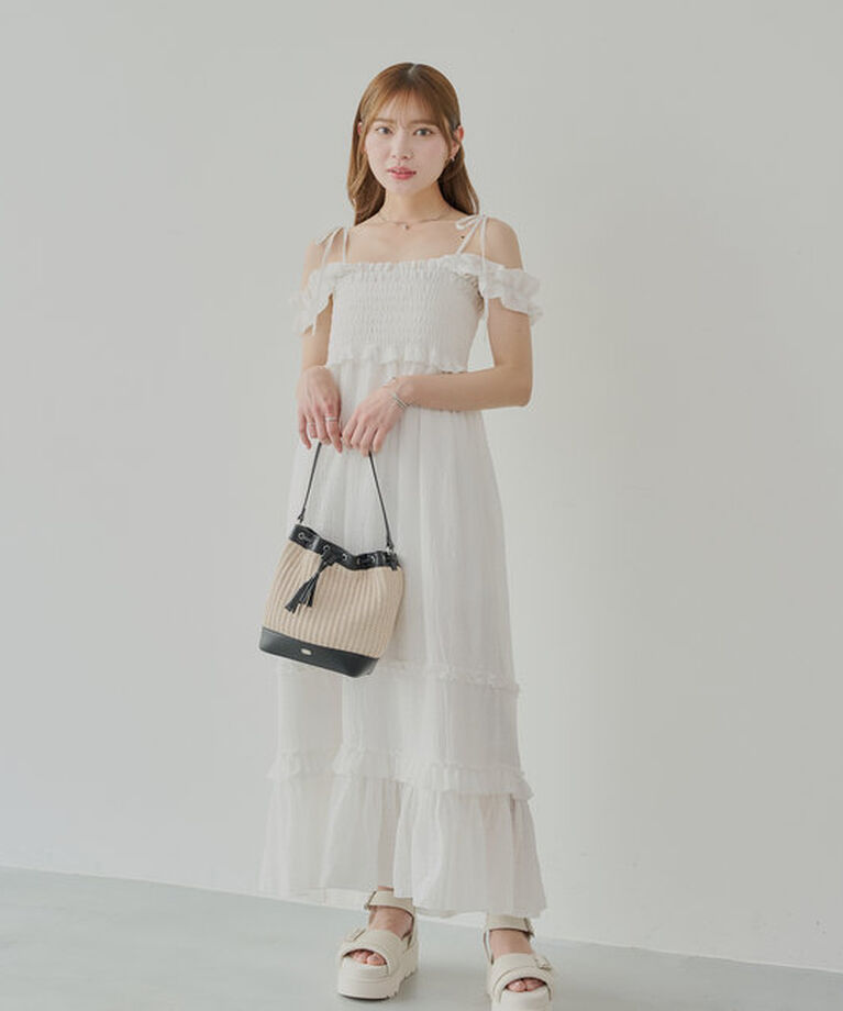  「【5色展開】フリルデザインベアワンピース」|ワンピース|