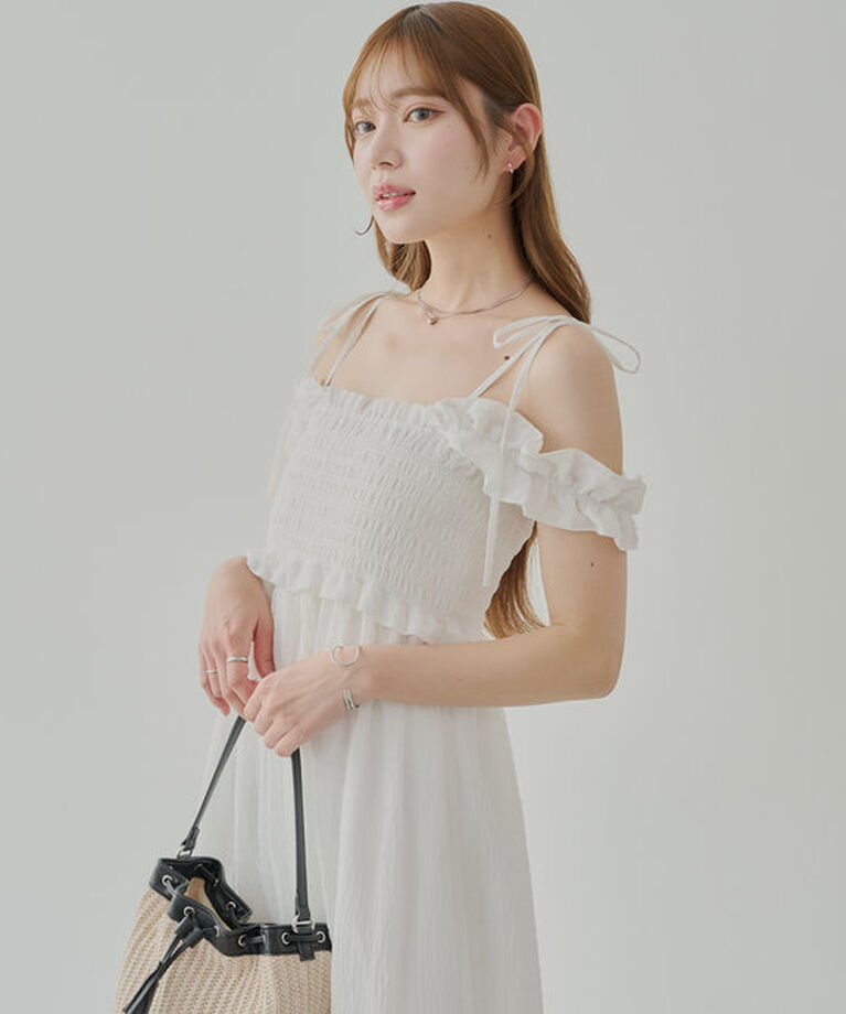  「【5色展開】フリルデザインベアワンピース」|ワンピース|