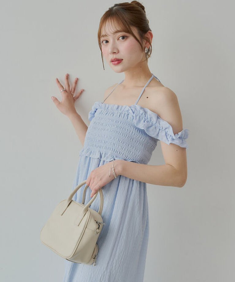 「【5色展開】フリルデザインベアワンピース」|ワンピース|