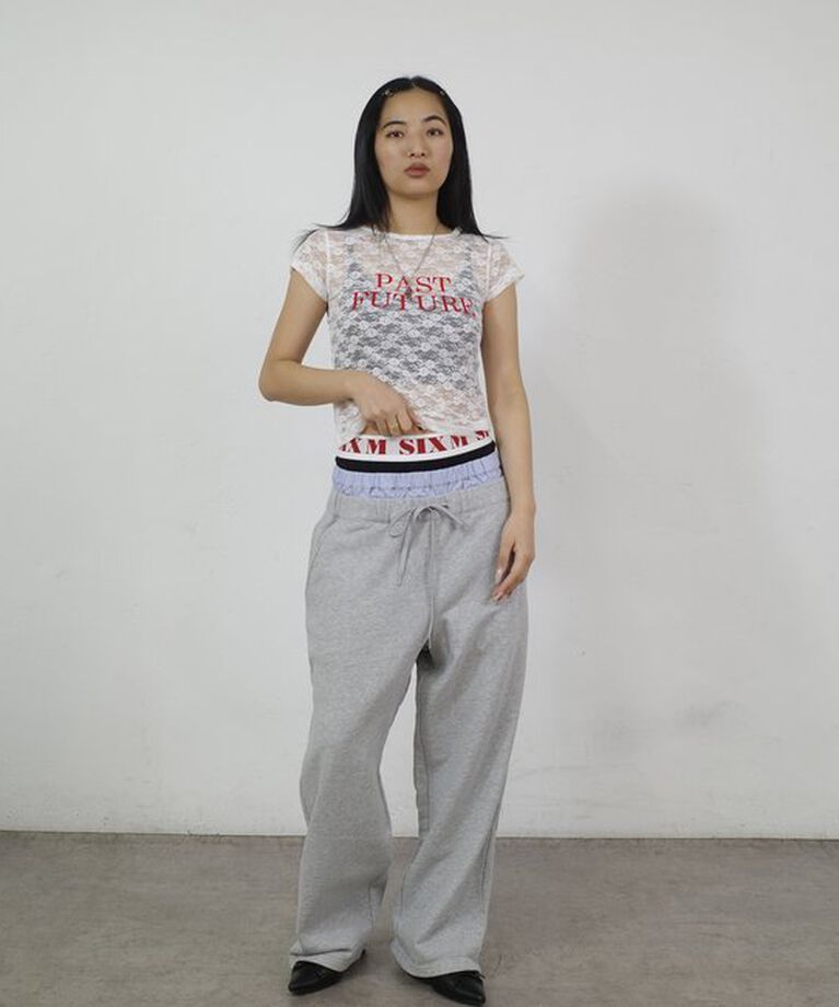  「PAST FUTURE レースTEE」|Tシャツ・カットソー|