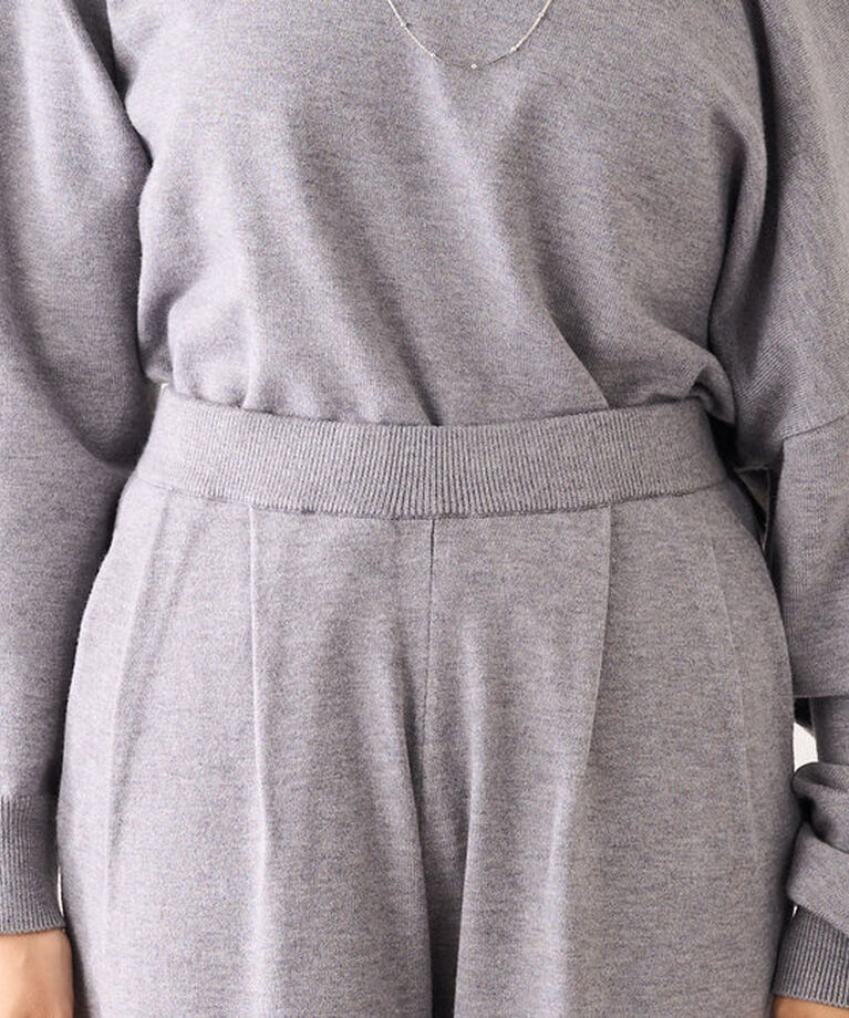  「《セットアップ対応》ニットタックパンツ」|チノ|