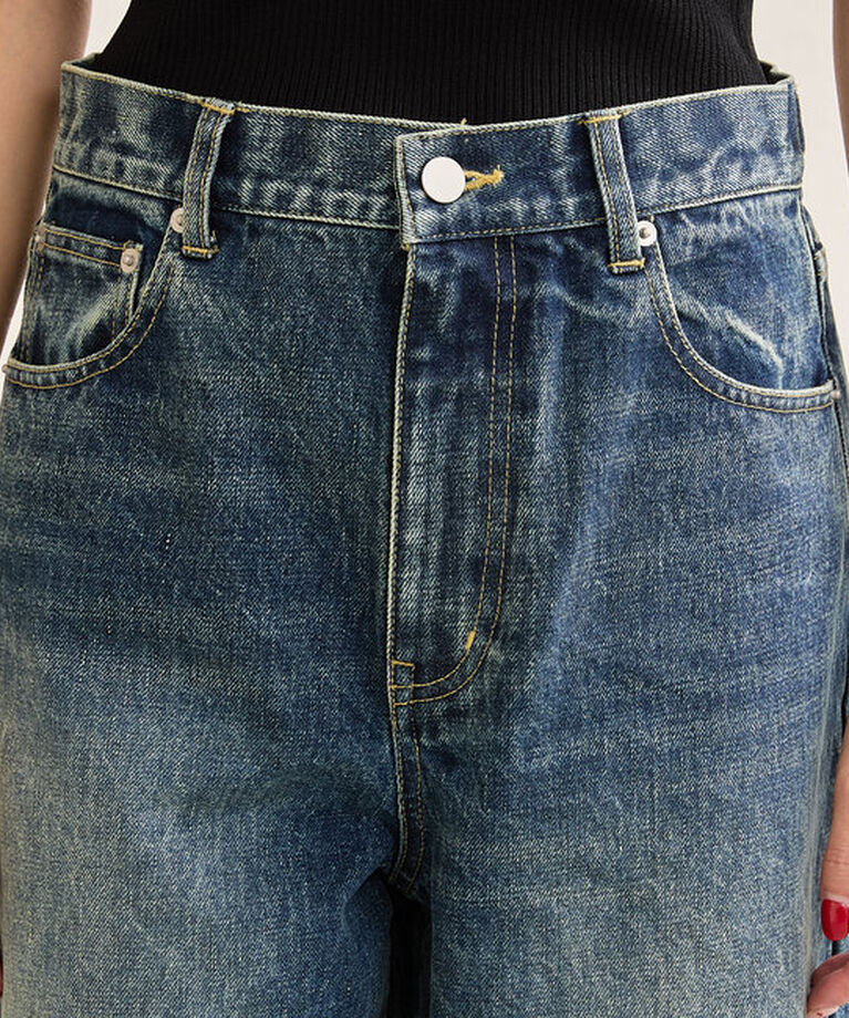  「《程よいルーズ感》《旬のスタイリングに》ワイドデニムパンツ」|デニム|