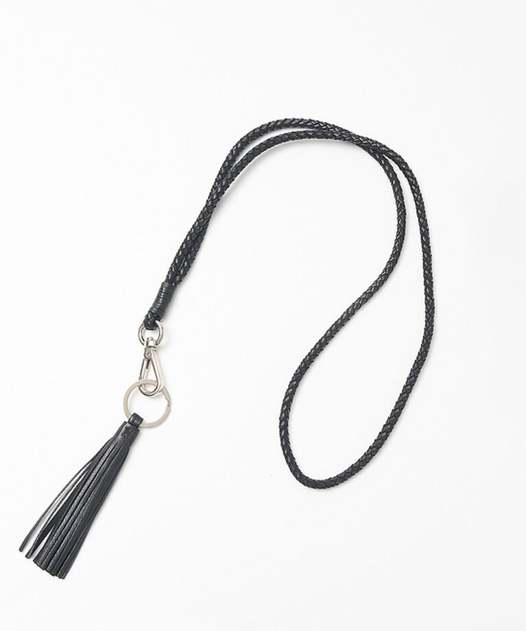 collex「【Dragon/ドラゴン】Leather necklace Keyring」|ネックレス|ブラック