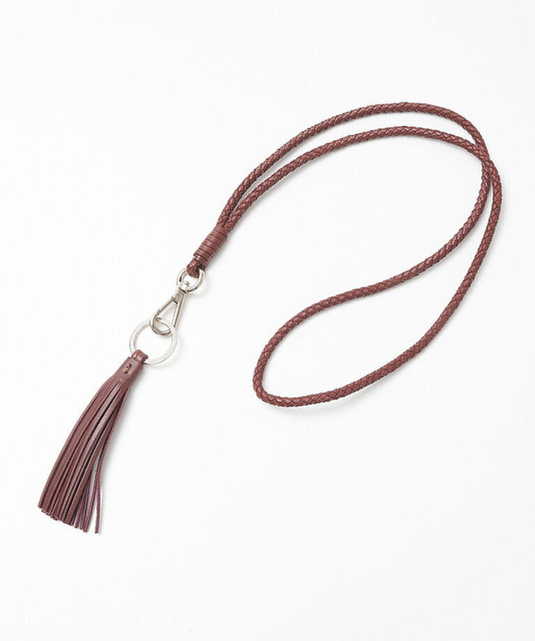 collex「【Dragon/ドラゴン】Leather necklace Keyring」|ネックレス|ブラウン
