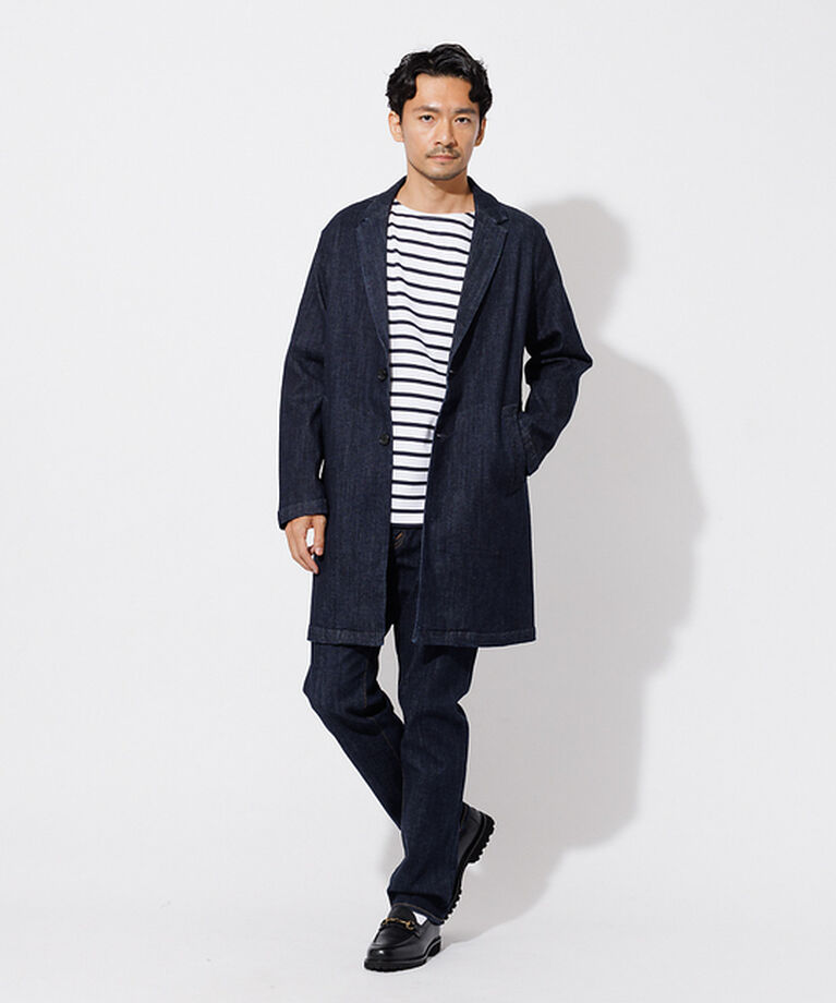 ABAHOUSE「【セットアップ対応】ストレッチ デニム チェスターコート」|その他|