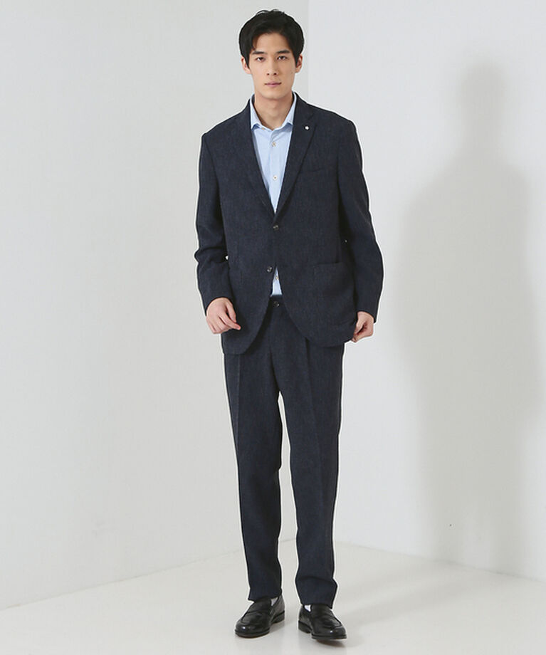 ABAHOUSE「【セットアップ対応/FLEX JACKET】サマーツイード ジャケット / サマ」|テーラードジャケット|
