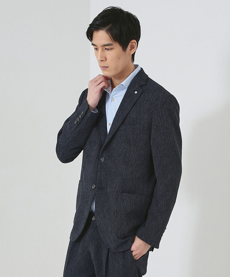 ABAHOUSE「【セットアップ対応/FLEX JACKET】サマーツイード ジャケット / サマ」|テーラードジャケット|