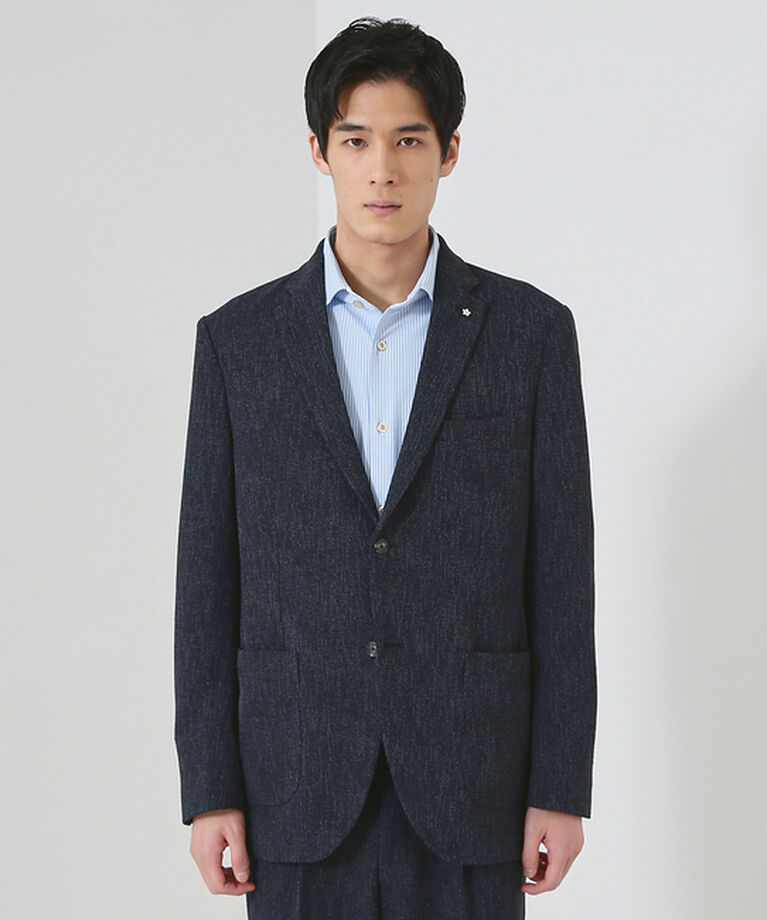 ABAHOUSE「【セットアップ対応/FLEX JACKET】サマーツイード ジャケット / サマ」|テーラードジャケット|