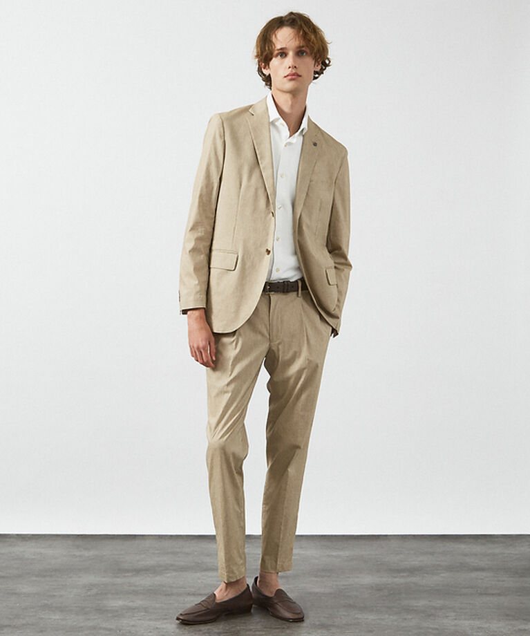 ABAHOUSE「【FLEX SHIRTS】COOLMAX EcoMade ダブルピケ ジャージシ」|シャツ・ブラウス|