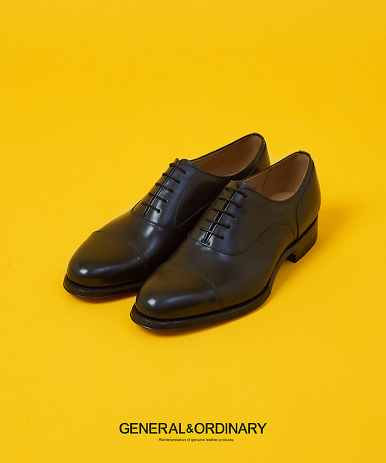 alfredoBANNISTER「【GENERAL&ORDINARY】内羽根ストレートチップシューズ」|ビジネス・ドレスシューズ|グレー