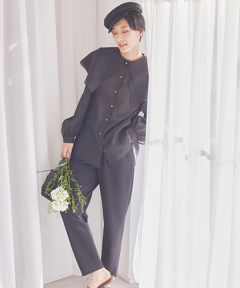 Rouge vif「【セットアップ対応】ジョーゼットパンツ」|その他|