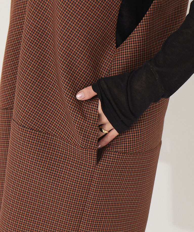 Rouge vif「チェックVネックワンピース」|ワンピース|