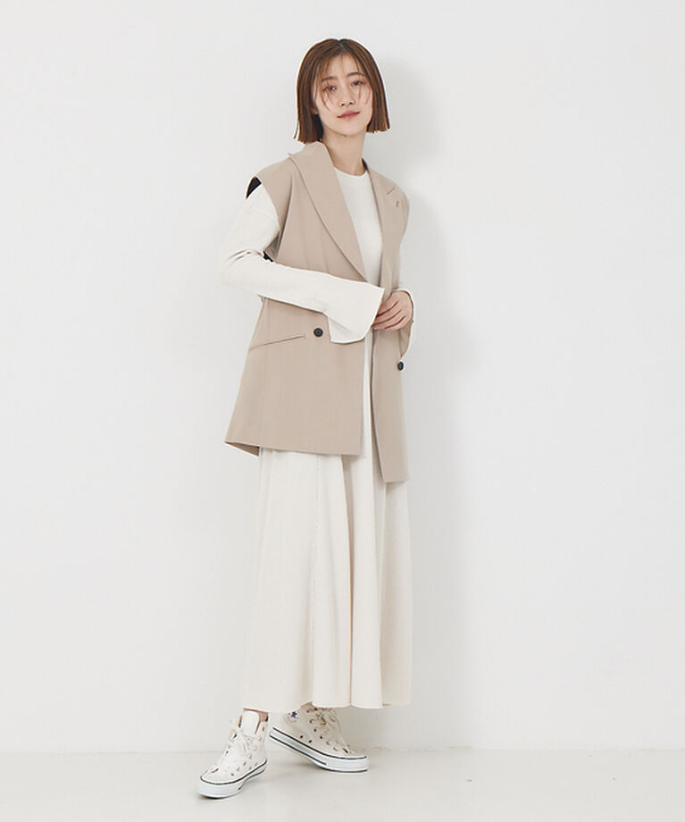 Rouge vif「ワッフルフレアワンピース」|ワンピース|