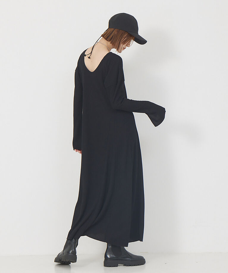 Rouge vif「ワッフルフレアワンピース」|ワンピース|
