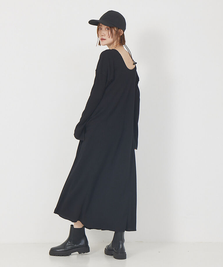 Rouge vif「ワッフルフレアワンピース」|ワンピース|