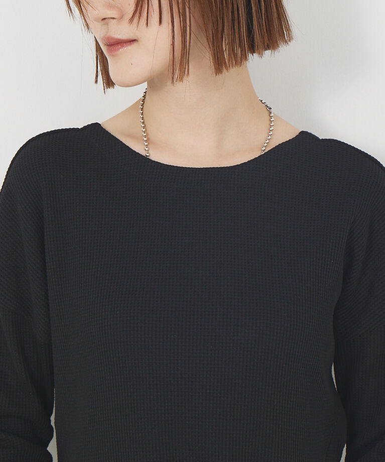 Rouge vif「ワッフルフレアワンピース」|ワンピース|