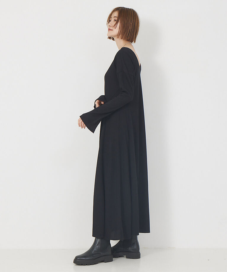 Rouge vif「ワッフルフレアワンピース」|ワンピース|