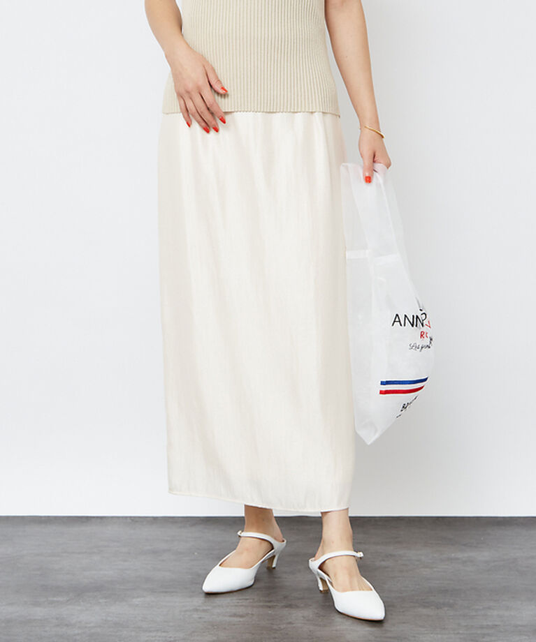 Rouge vif「【3サイズ展開】ソフトグリッターＩラインスカート」|スカート|