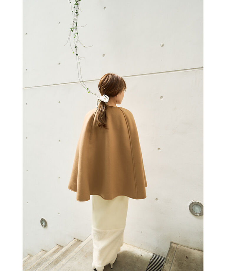 Rouge vif「【一部店舗限定】ウール混マント　ケープ」|その他|