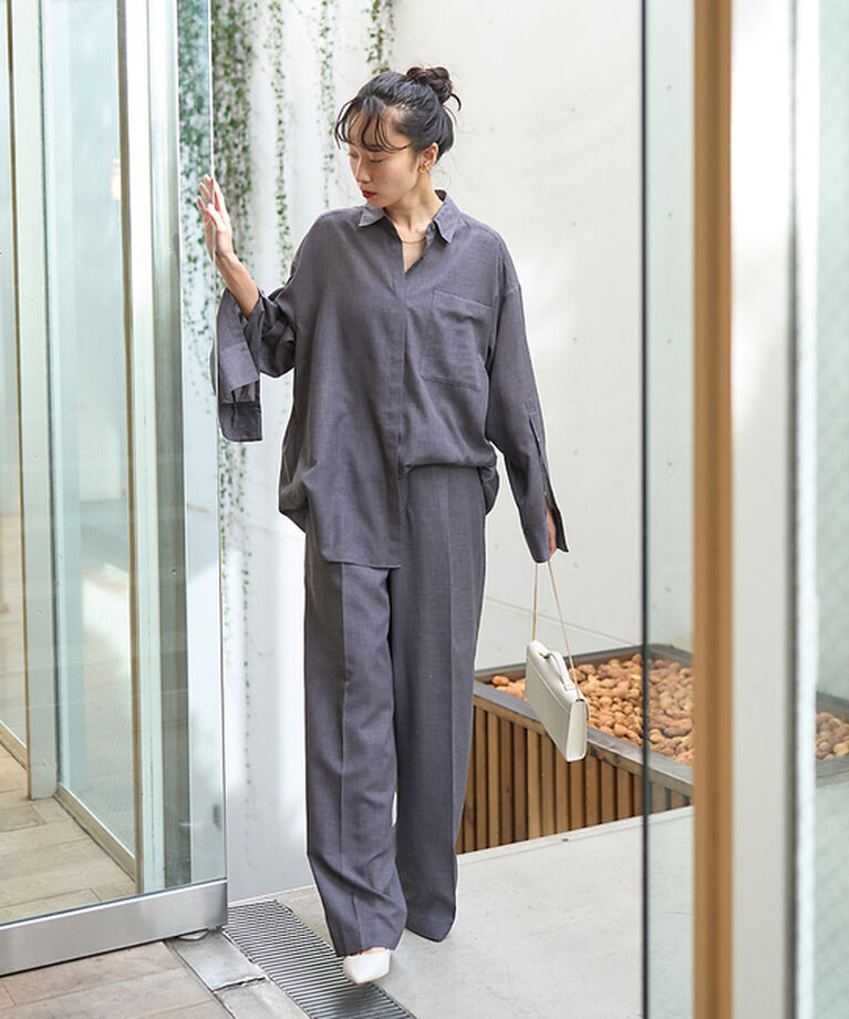 Rouge vif「【セットアップ対応】エアリーボイルパンツ」|その他|