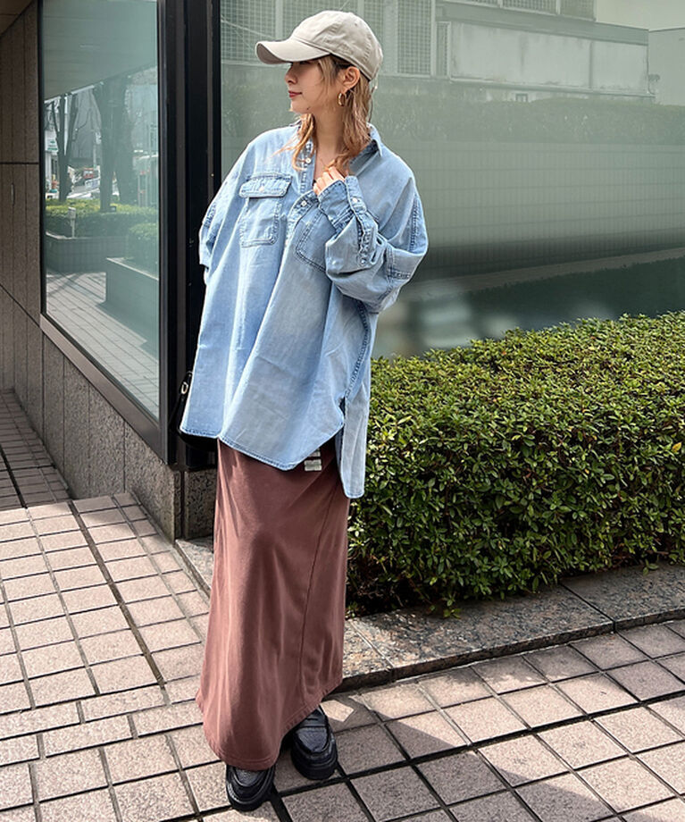 Rouge vif「【RED CARD/レッドカード】Brooklyn デニムシャツ」|シャツ・ブラウス|